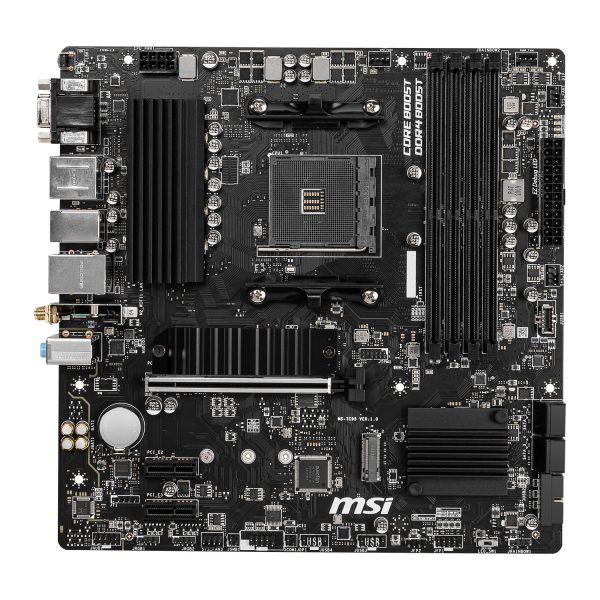 MSI AMD B550M PRO-VDH WIFI Micro-ATX Motherboard - Image 4